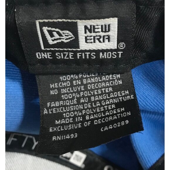 Boston Red Sox Hat Sox Blue Baseball Cap Snap Back New Era 9Fifty "B" MLB - Picture 8 of 9